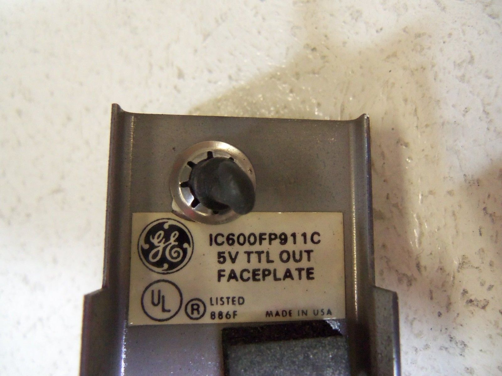 GENERAL ELECTRIC IC600FP911C OUTPUT FACE PLATE  UNMP