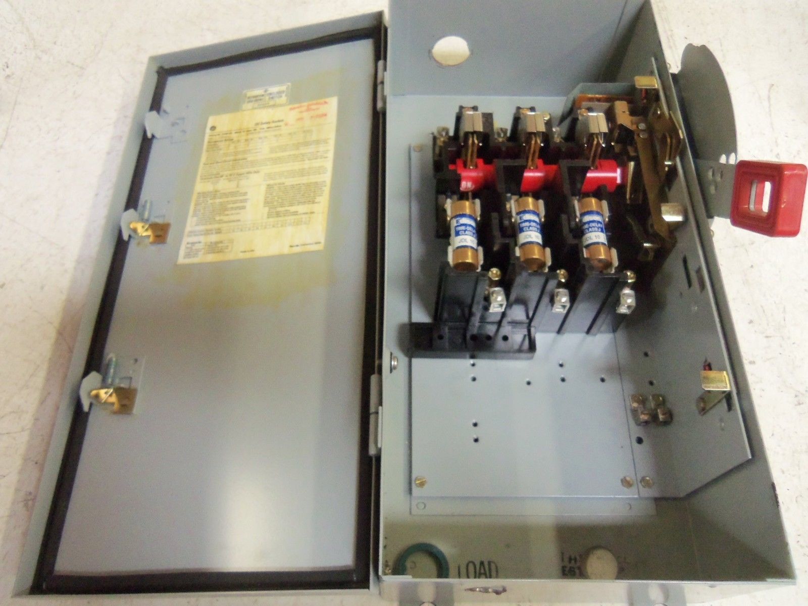 GENERAL ELECTRIC NP1578000F SAFETY SWITCH UNMP