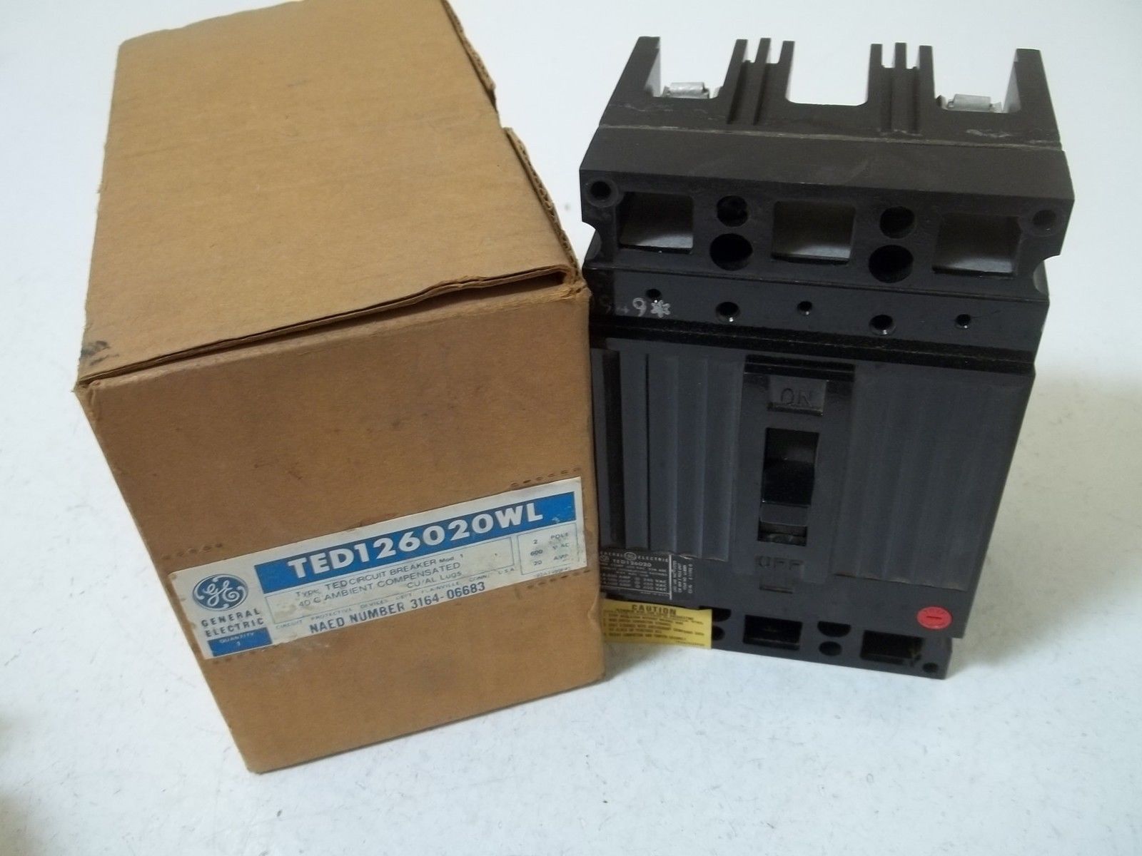 GENERAL ELECTRIC TED126020WL CIRCUIT BREAKER NSMP