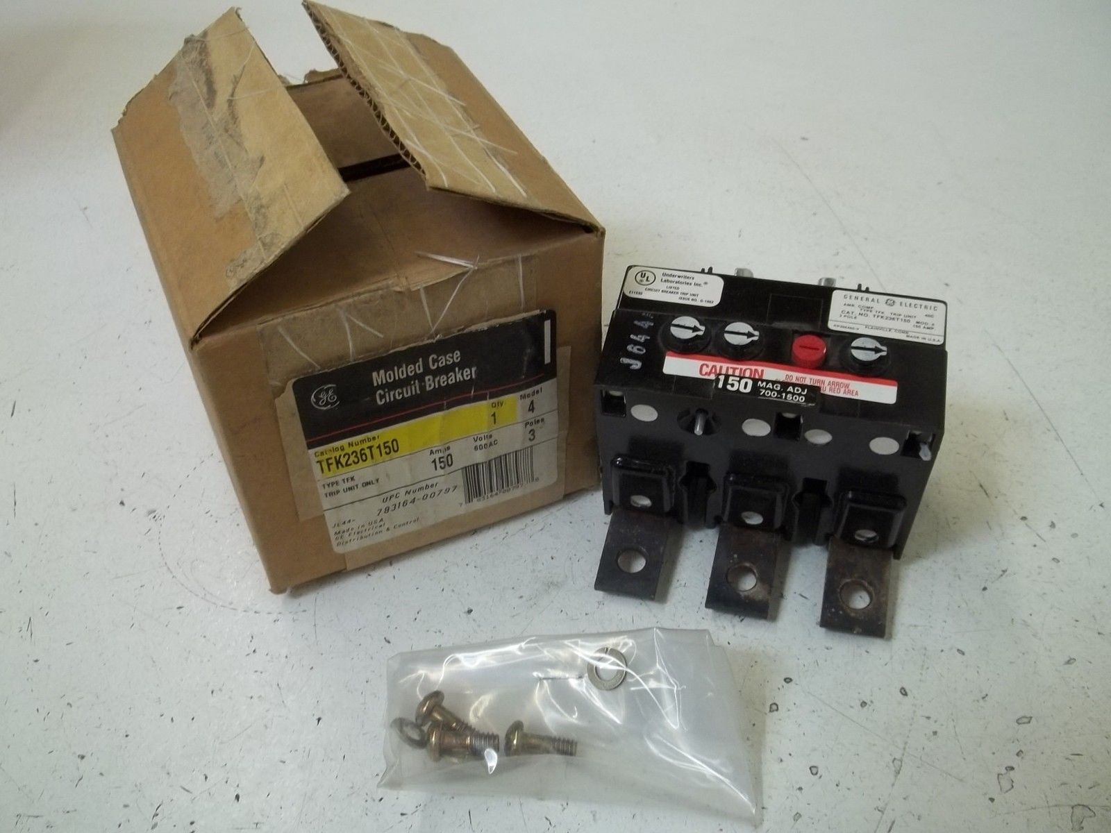 GENERAL ELECTRIC TFK236T150 MOLDED CASE CIRCUIT BREAKER NSMP