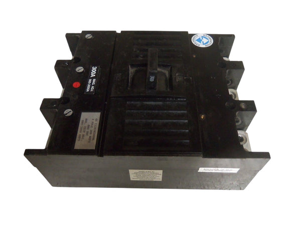 GENERAL ELECTRIC TJJ436300WL CIRCUIT BREAKER 300AMP UNMP