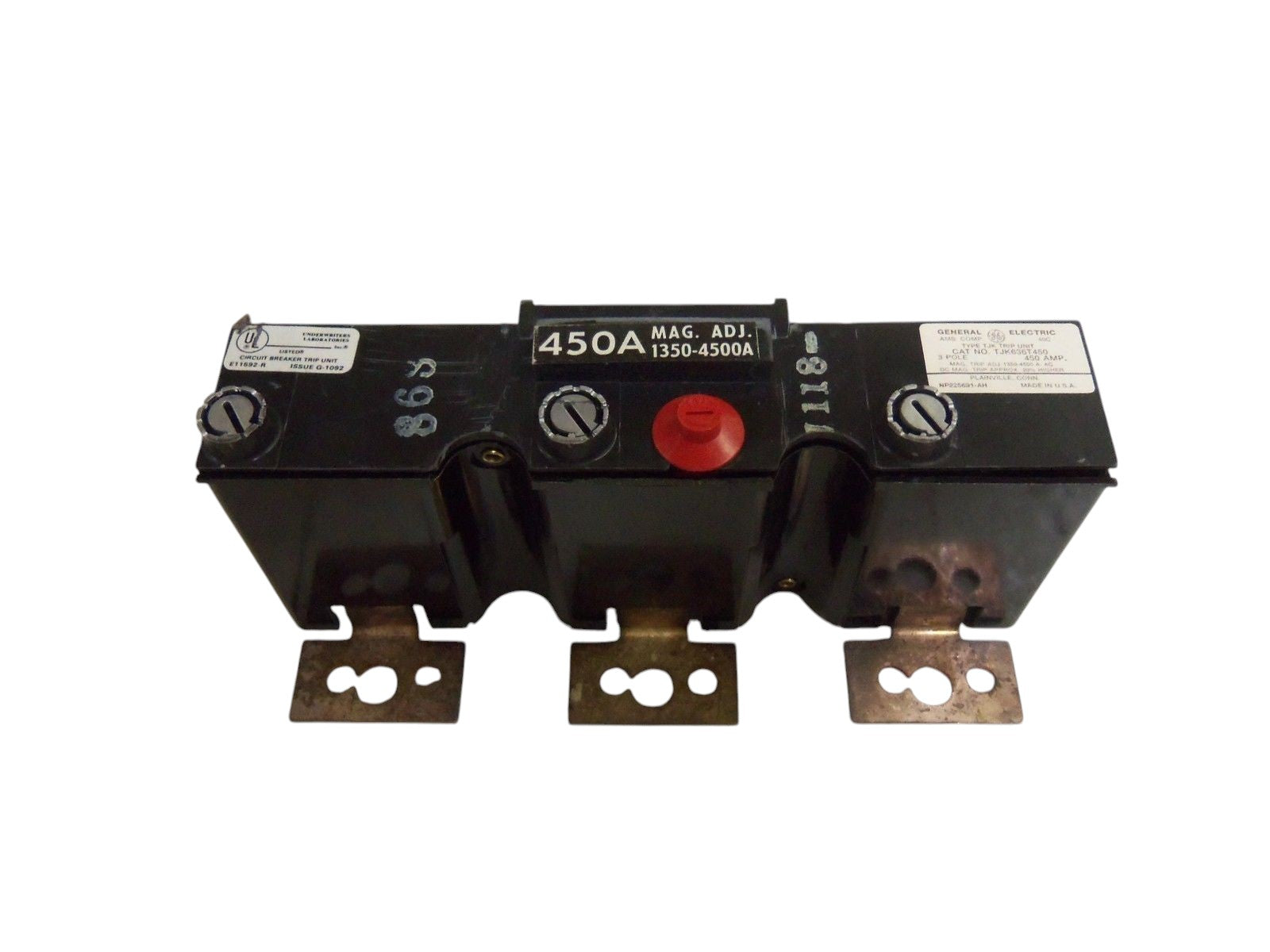 GENERAL ELECTRIC TJK636T450 CIRCUIT BREAKER TRIP UNIT UNMP