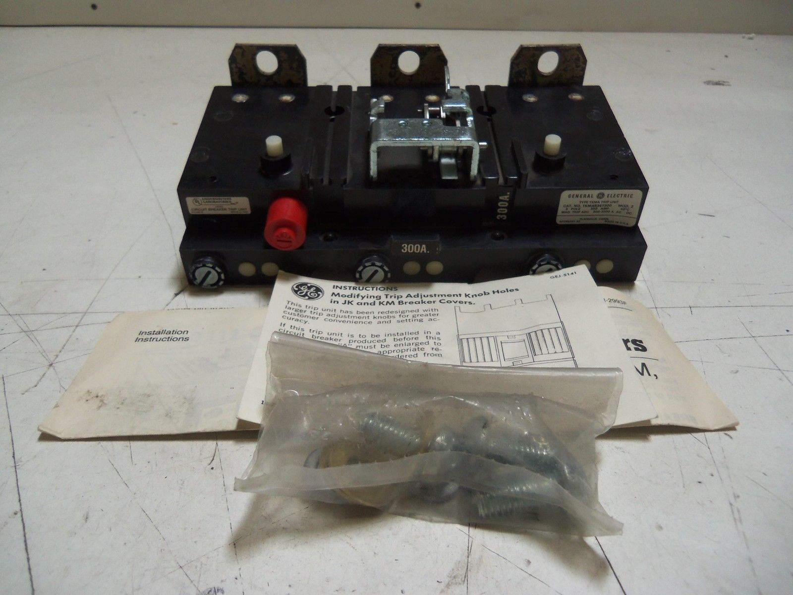 GENERAL ELECTRIC TKMA836T300 TRIP UNIT  UNMP