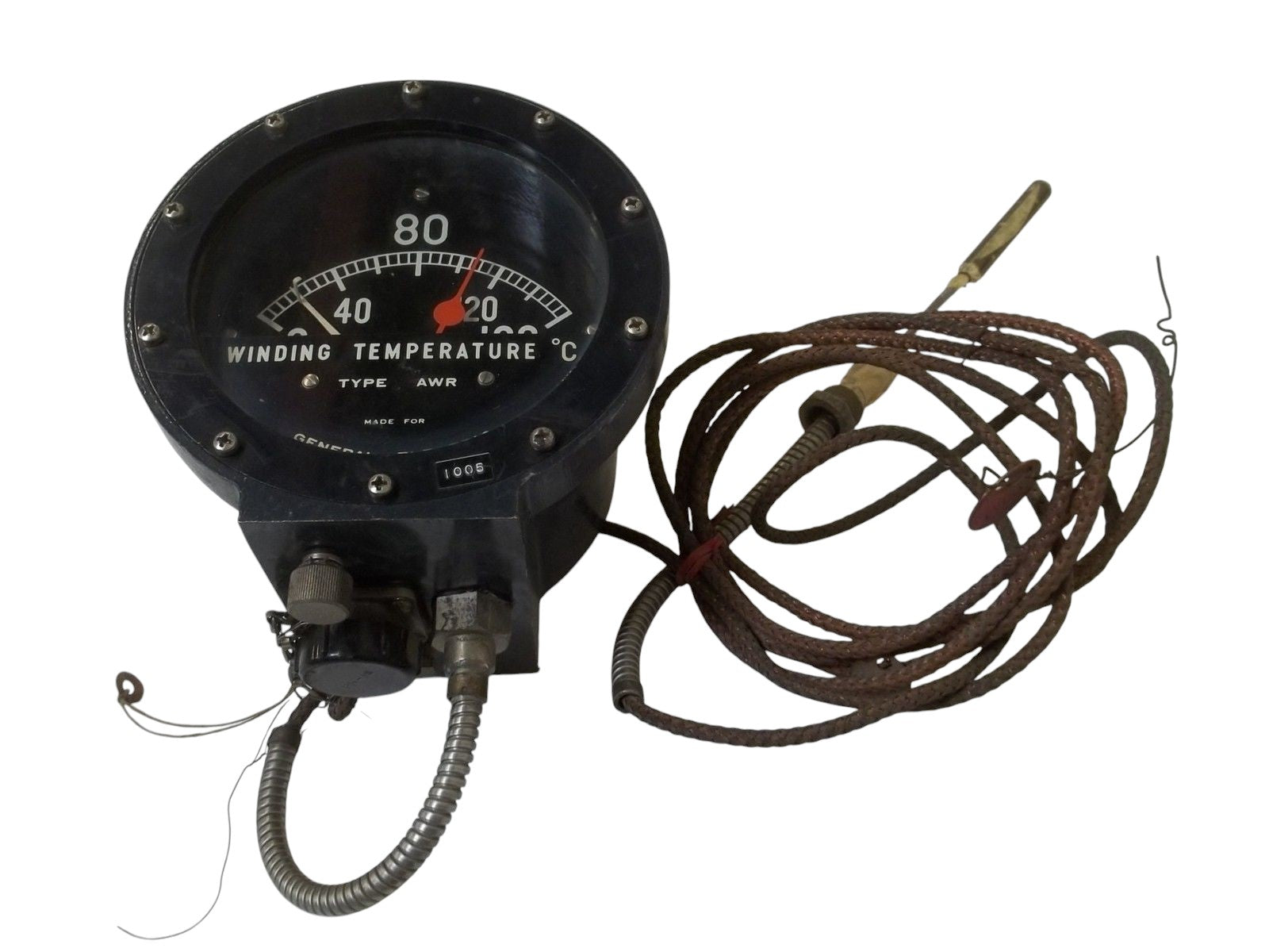 GENERAL ELECTRIC TYPE AWR WINDING TEMPERATURE 0-160CUNMP