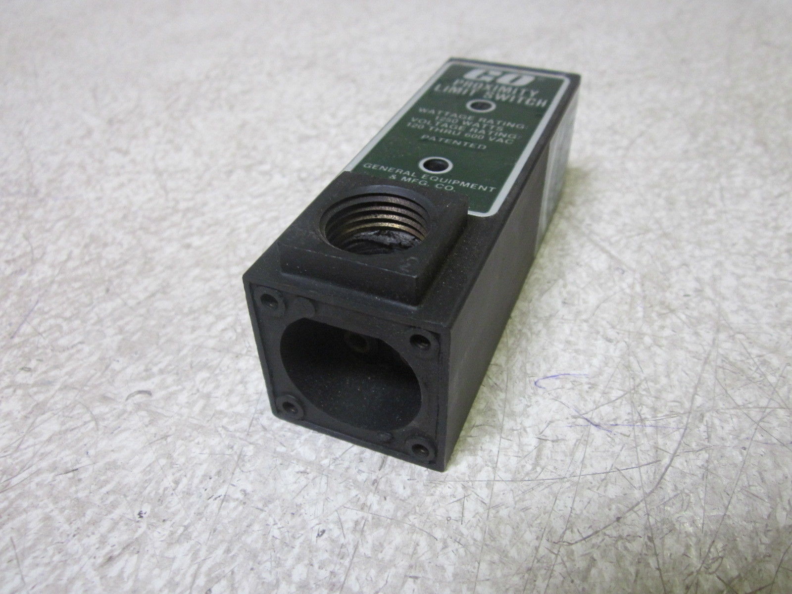 GENERAL EQUIPMENT & MFG CO. 161110 GO PROXIMITY LIMIT SWITCH UNMP