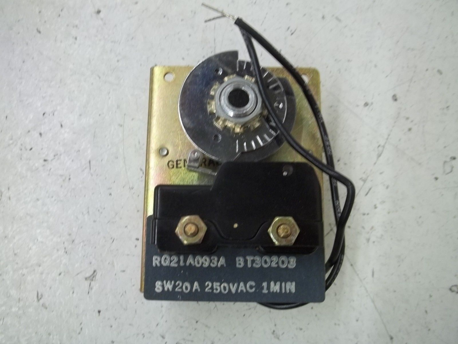 GENERAL TIME RG21A093A CYCLE TIMER NSMP