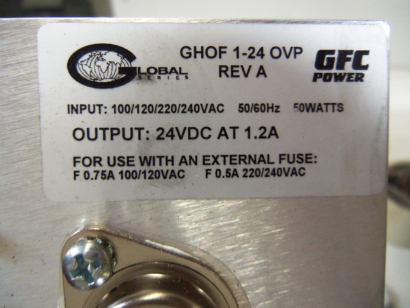 GLOBAL SERIES GHOF 1-240VP *NEW IN BOX*
