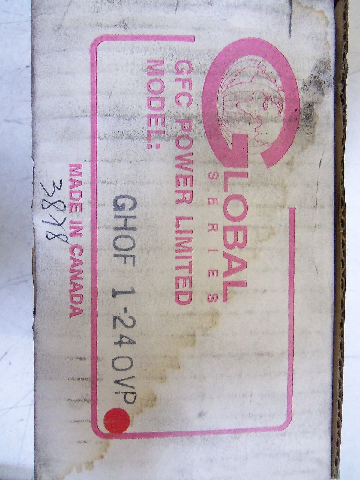 GLOBAL SERIES GHOF 1-240VP *NEW IN BOX*