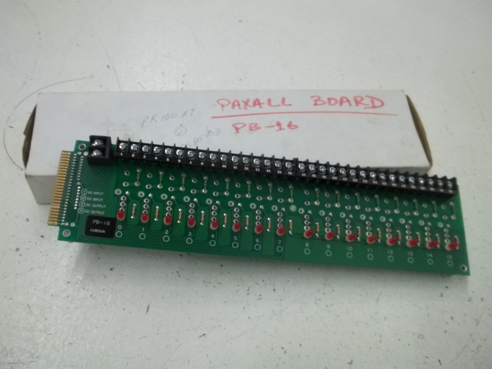 GORDOS PB-16 PROGRAMMER LOGIC CONTROLLER NSMP