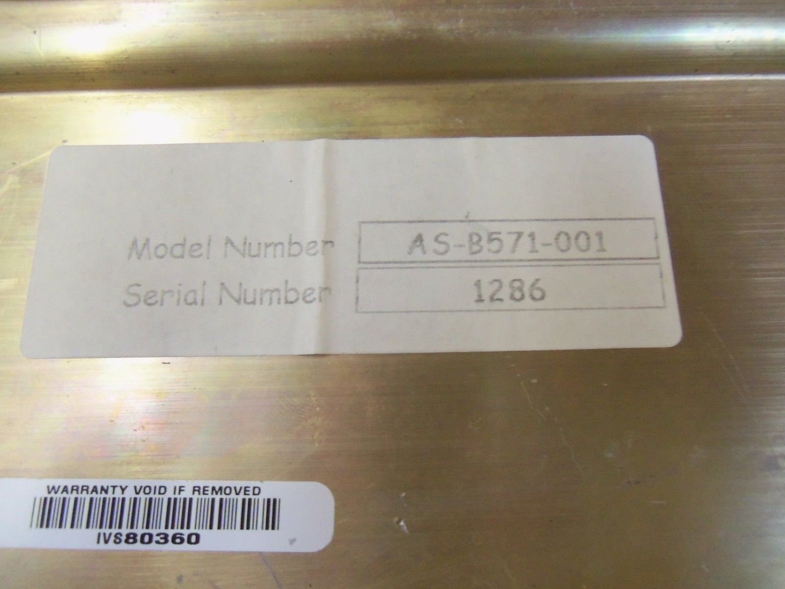 GOULD AS-B571-001 UNMP