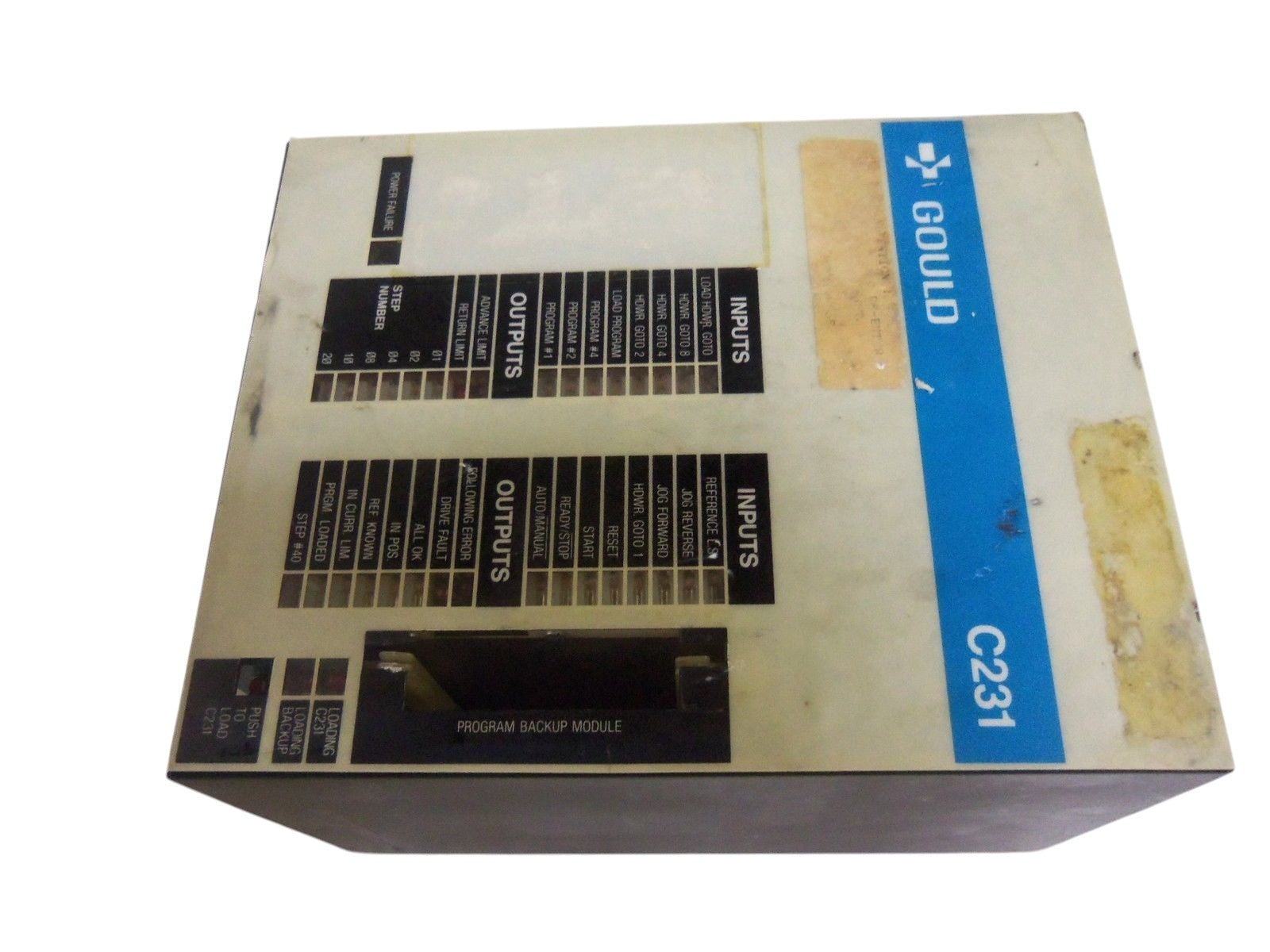 GOULD C231-1054-100AD INPUT/OUTPUT PLC MODULE UNMP