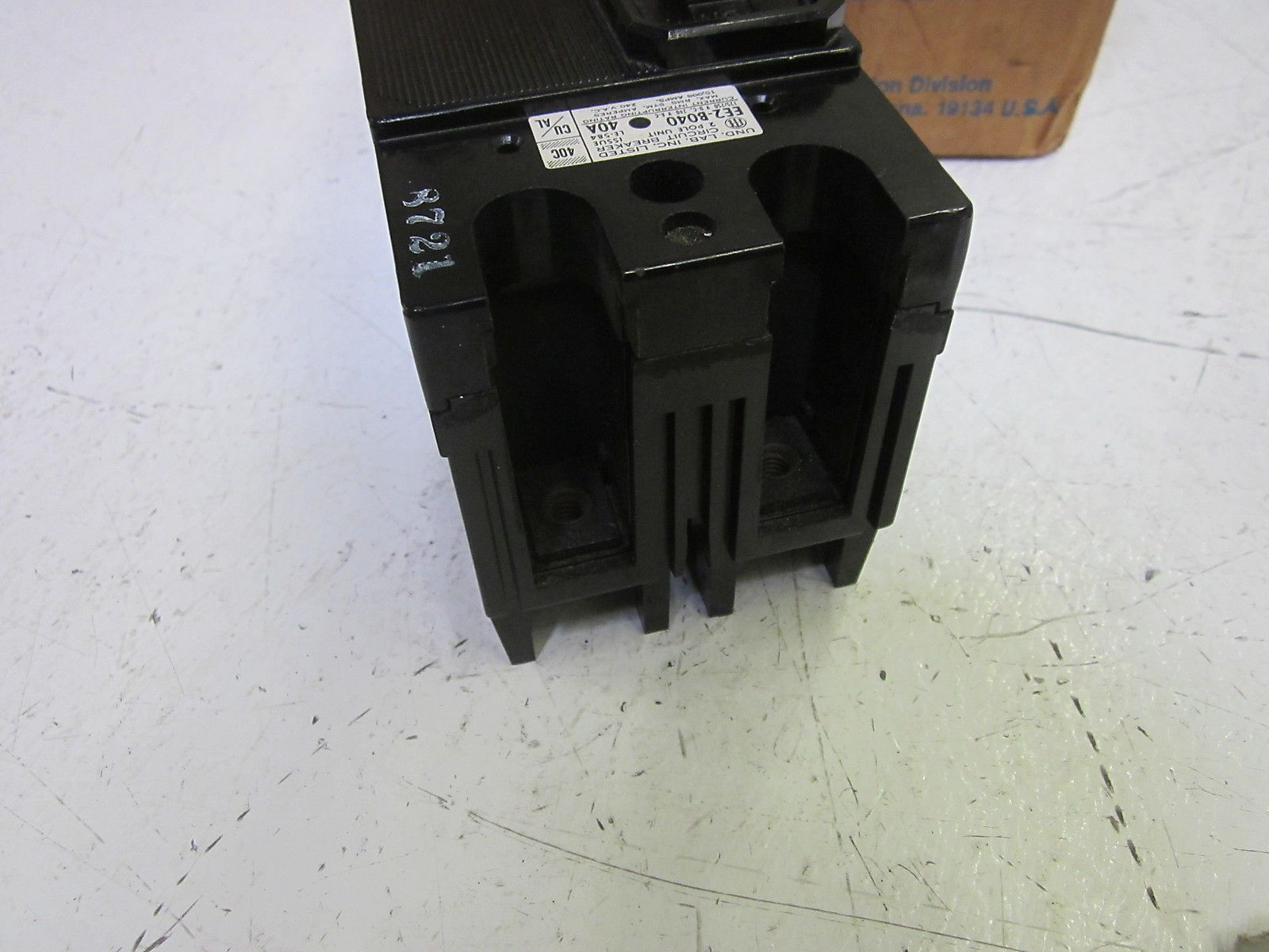 GOULD ITE EE2-B040 CIRCUIT BREAKER 40A 240VAC NSMP