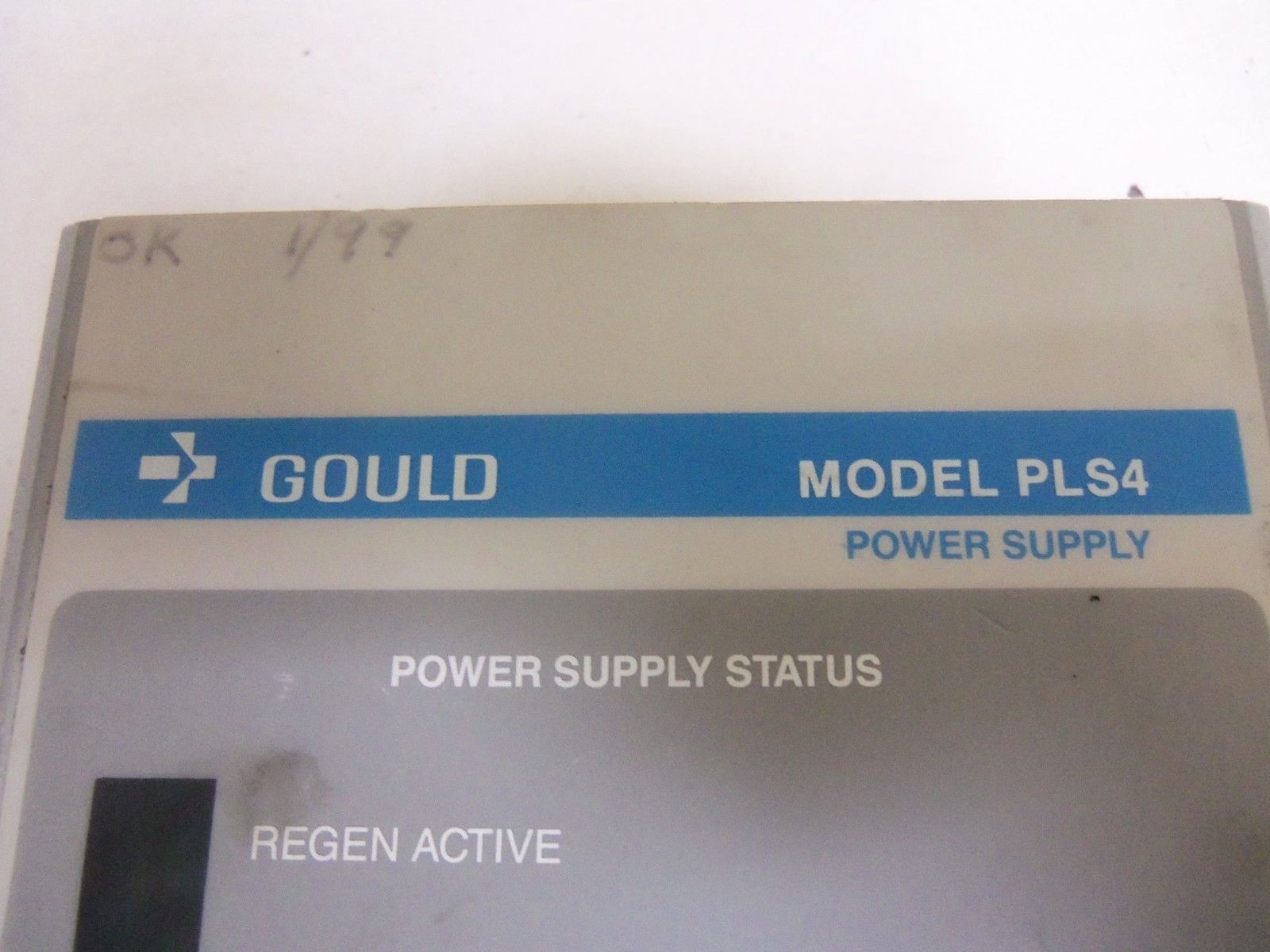 GOULD PLS4 POWER SUPPLY UNMP