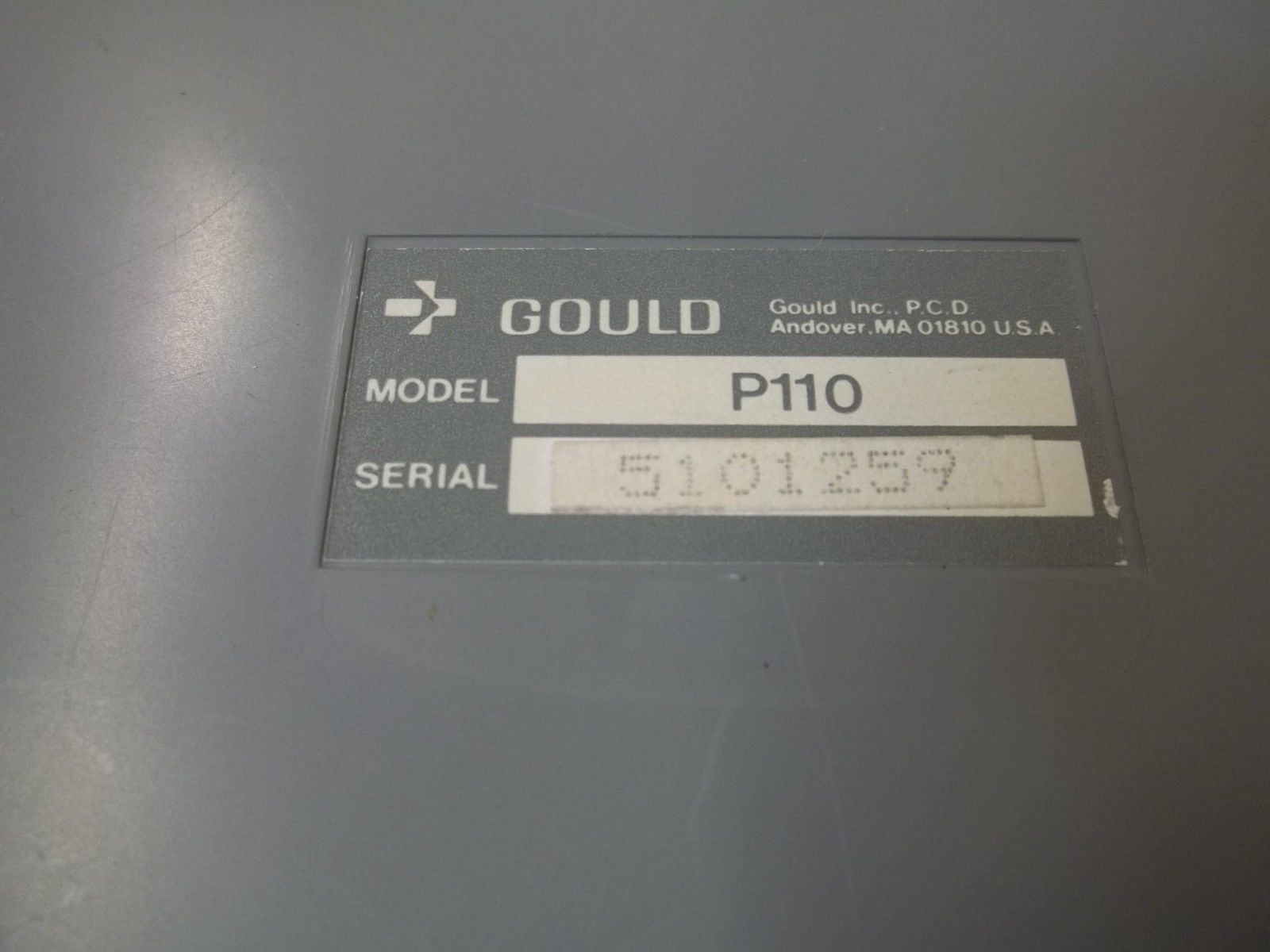 GOULD PP0110 PROGRAMMING MODULE  UNMP