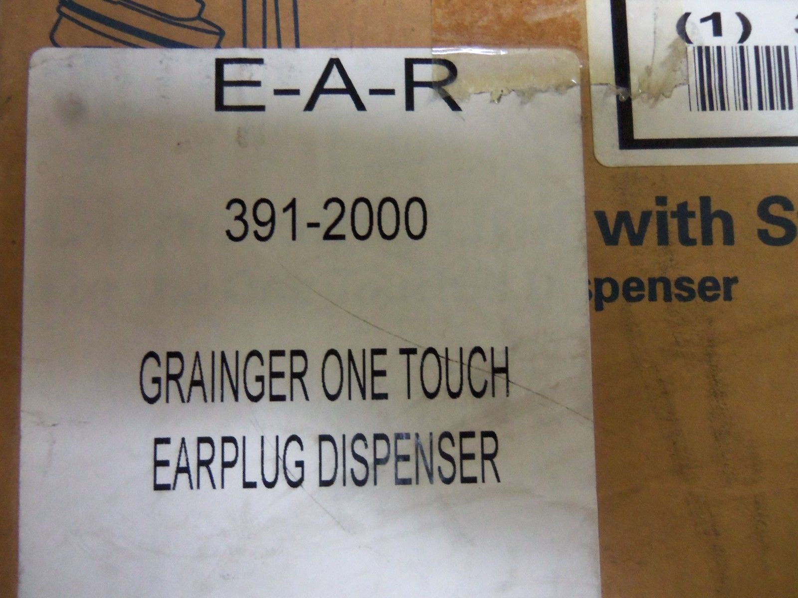 GRAINGER 391-2000 EAR PLUG  DISPENSER NSMP