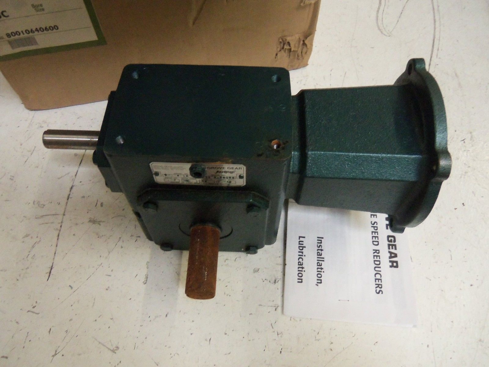 GROVE GEAR BM224-1A SPEED REDUCER (AS PICTURED) NSMP