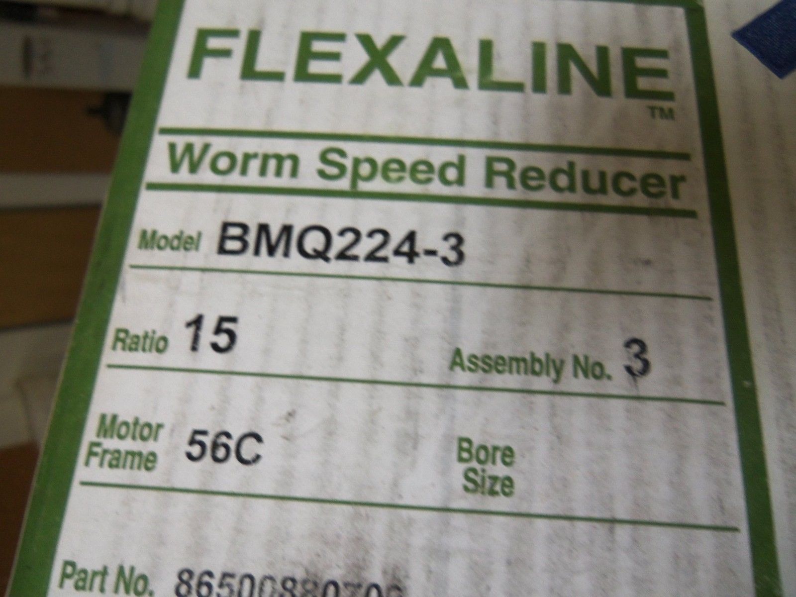 GROVE GEAR BMQ224-3 REDUCER UNMP