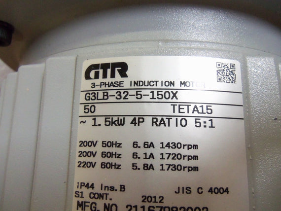 GTR G3LB-32-5-150X MOTOR NSMP