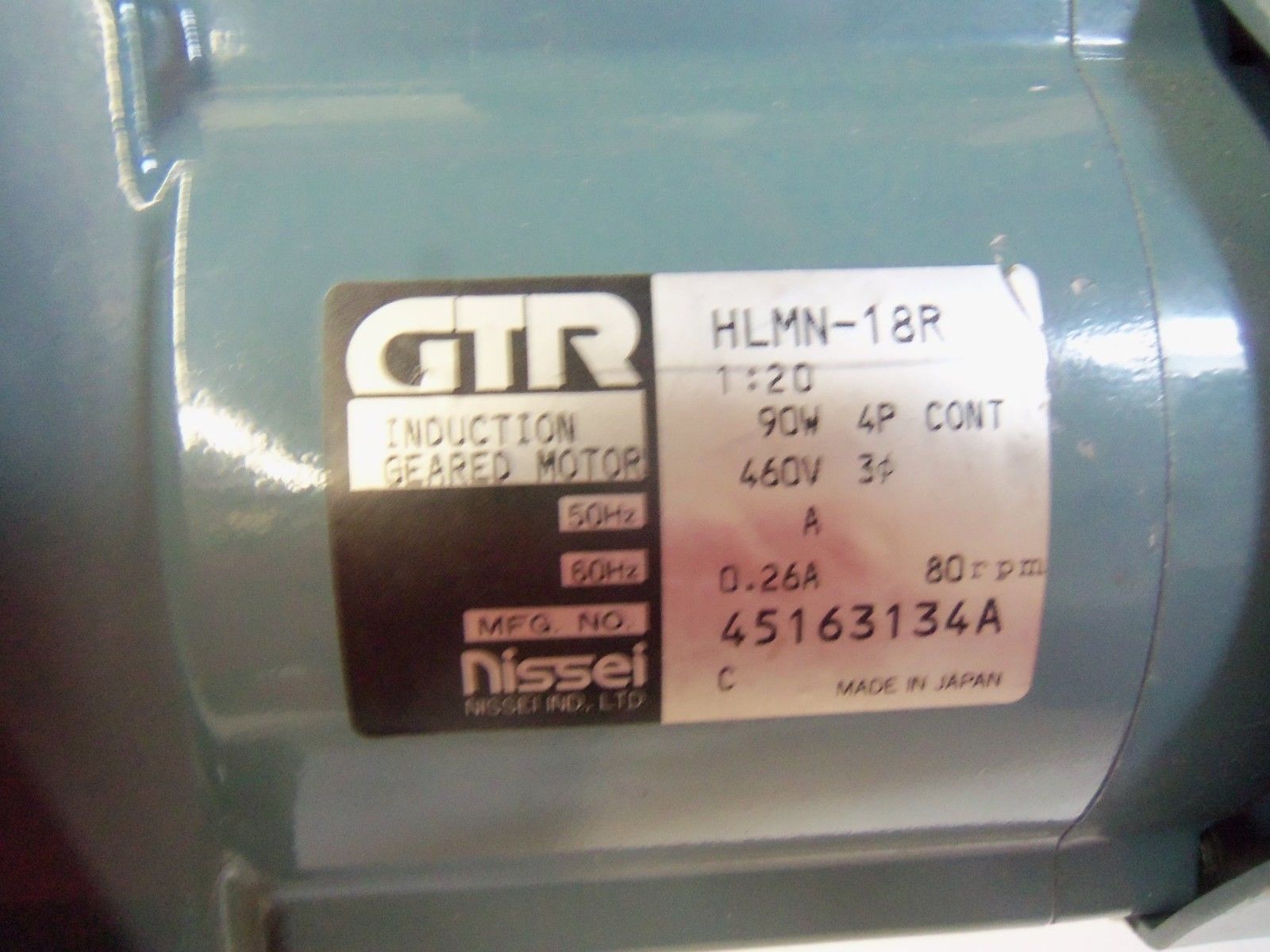 GTR MOTOR HLMN-18R *USED *