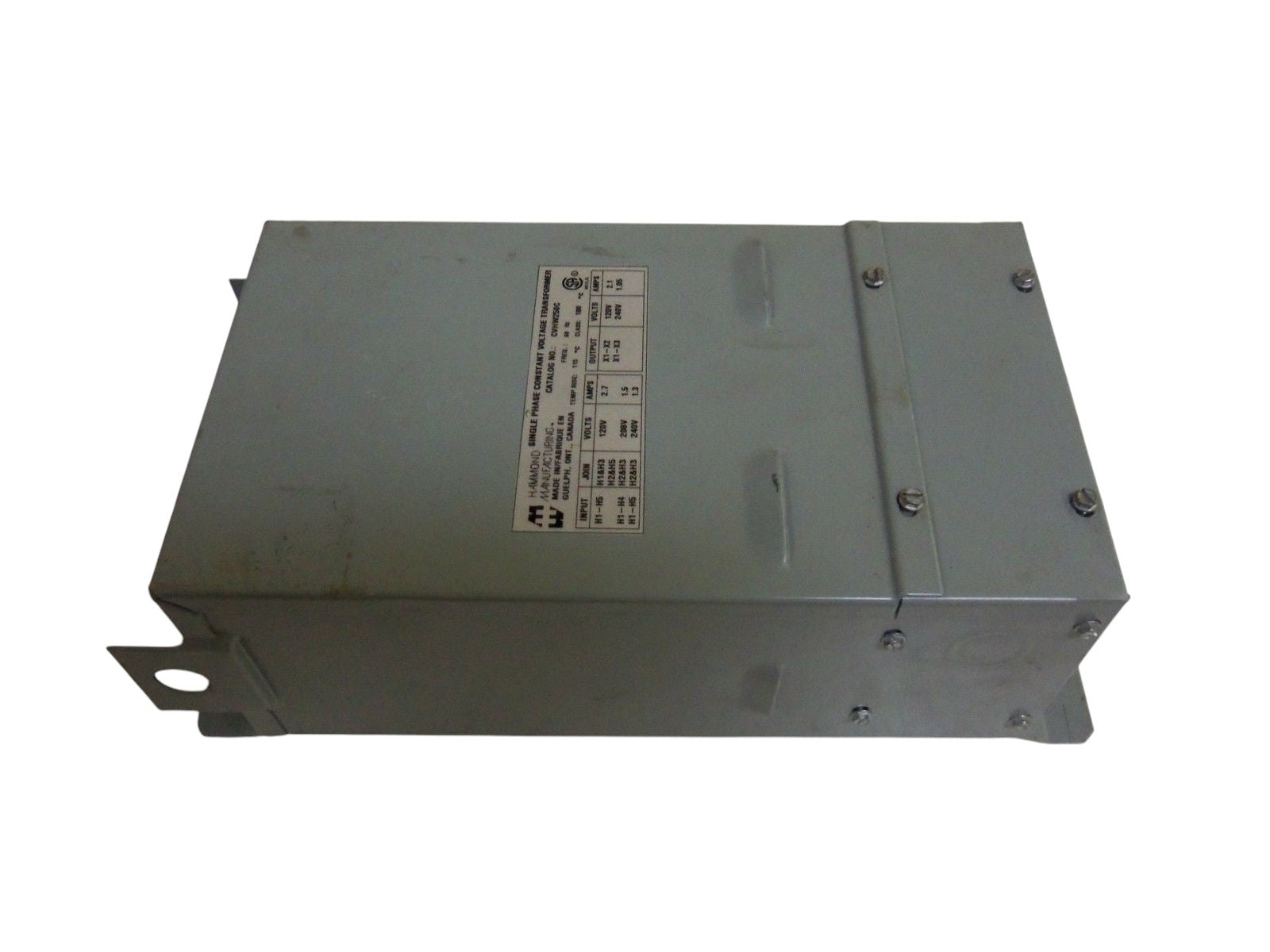 HAMMOND CVHW250C TRANSFORMER UNMP