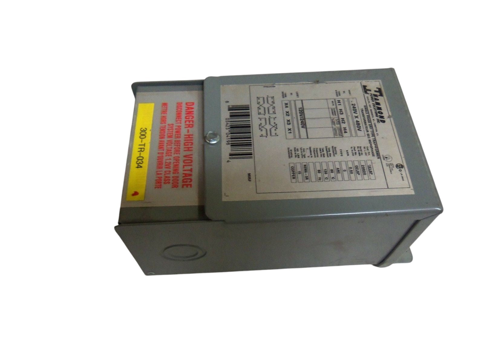HAMMOND QEL6P TRANSFORMER UNMP