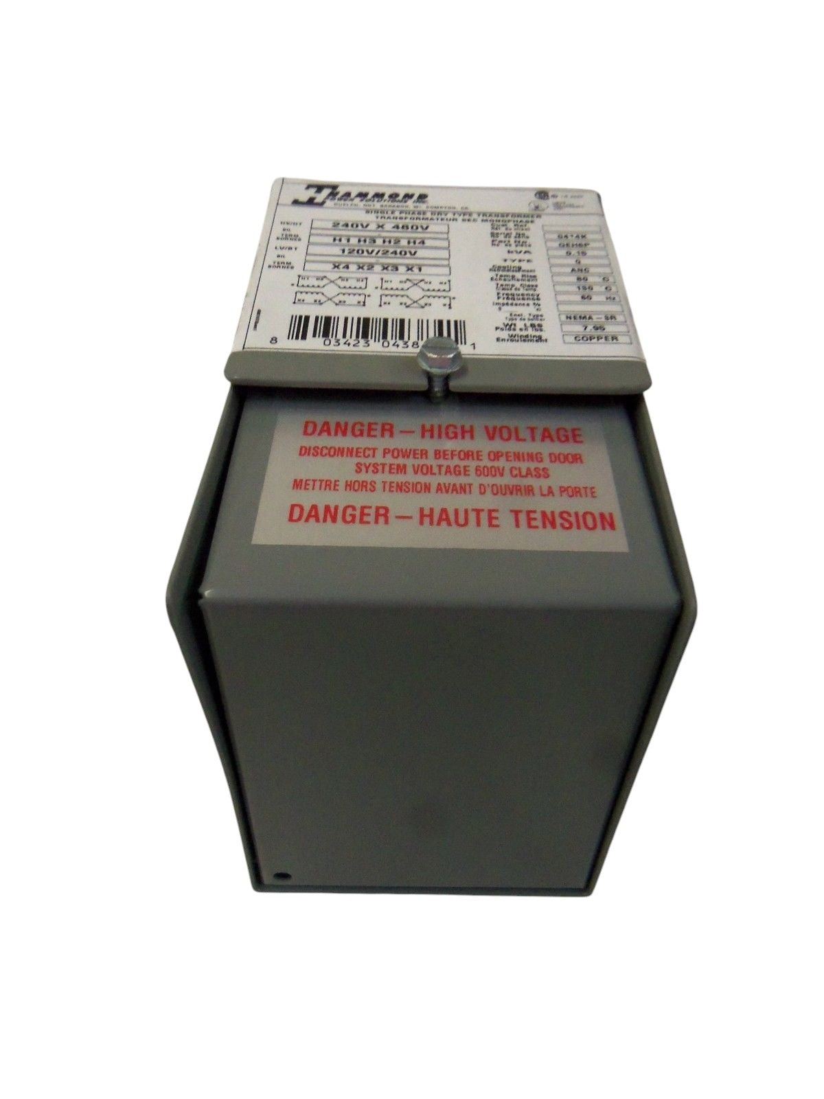 HAMMOND SINGLE PHASE TRANSFORMER QEH6P NSNP