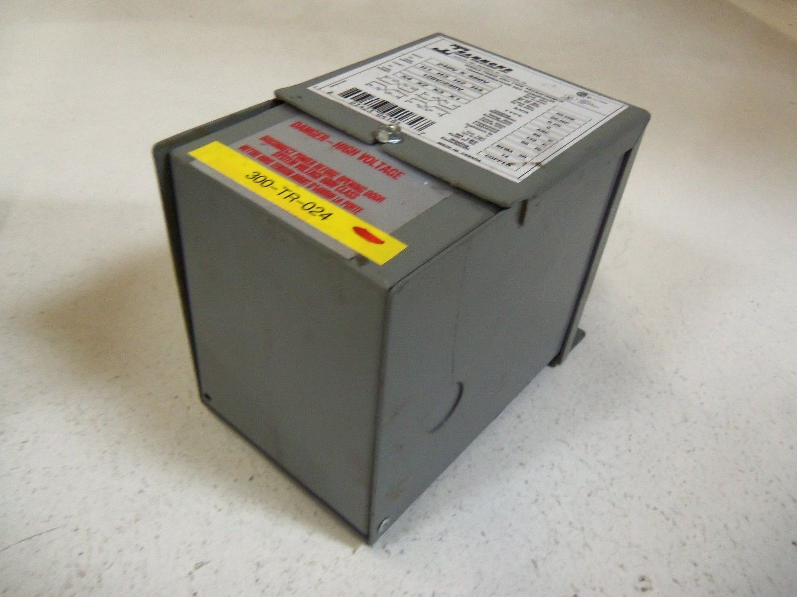 HAMMOND SINGLE PHASE DRY TRANSFORMER QEJ6P UNMP