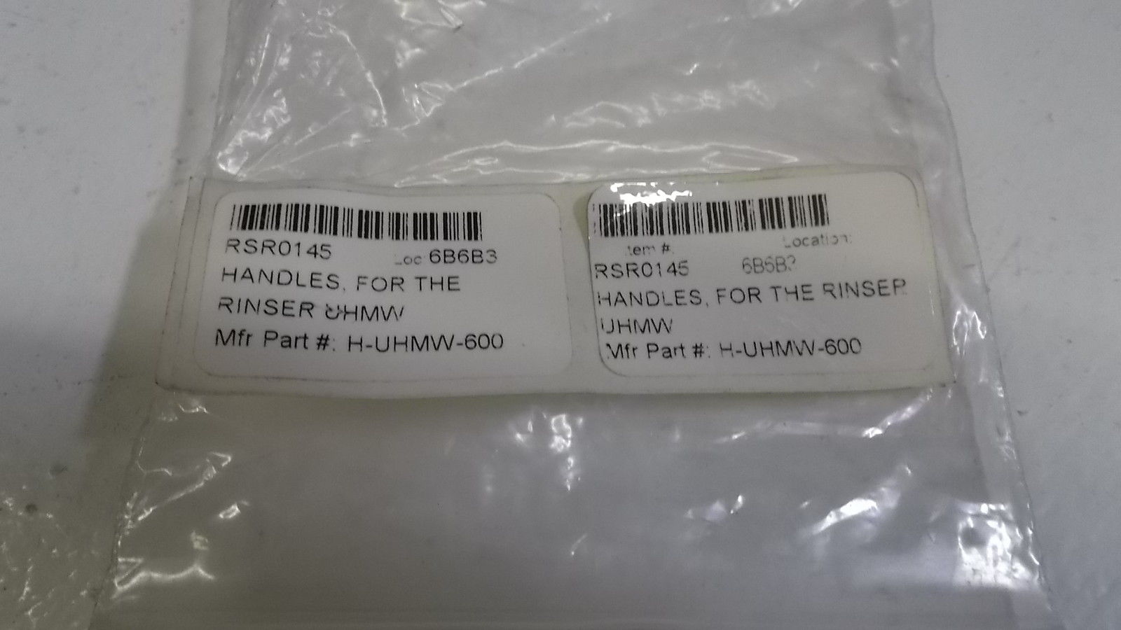 HANDLE, FOR RINSER H-UHMW-600 NSNP