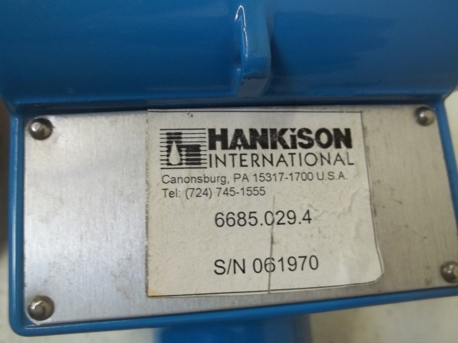 HANKISON 6685.029.4 TRANSMITTER NSNP