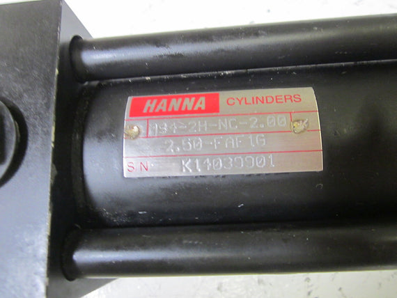 HANNA MS4-2H-NC-2.00 CYLINDER 2" BORE 3" STROKE  *USED*