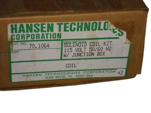 HANSEN TECHNOLOGIES SOLENOID COIL KIT 70.1064 NSNP