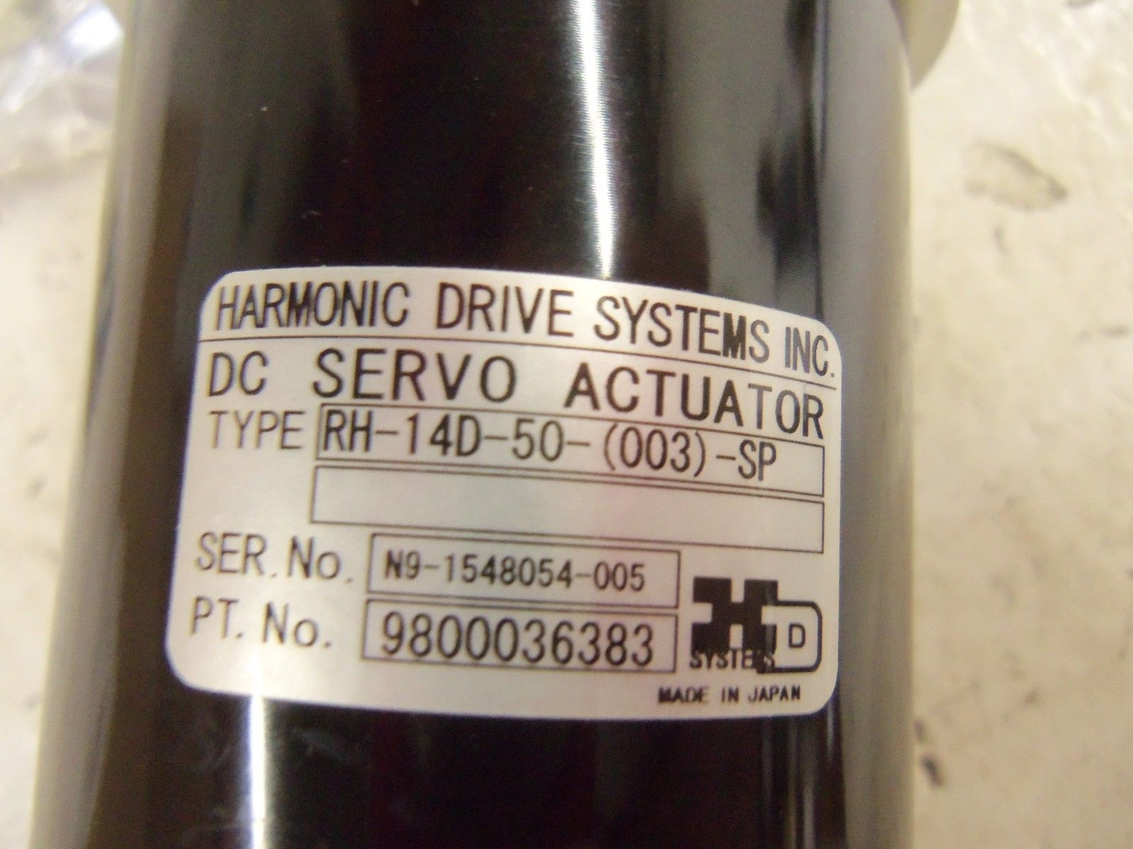 HARMONIC RH-14D-50-(003)-SP SERVO ACTUATOR NSNP