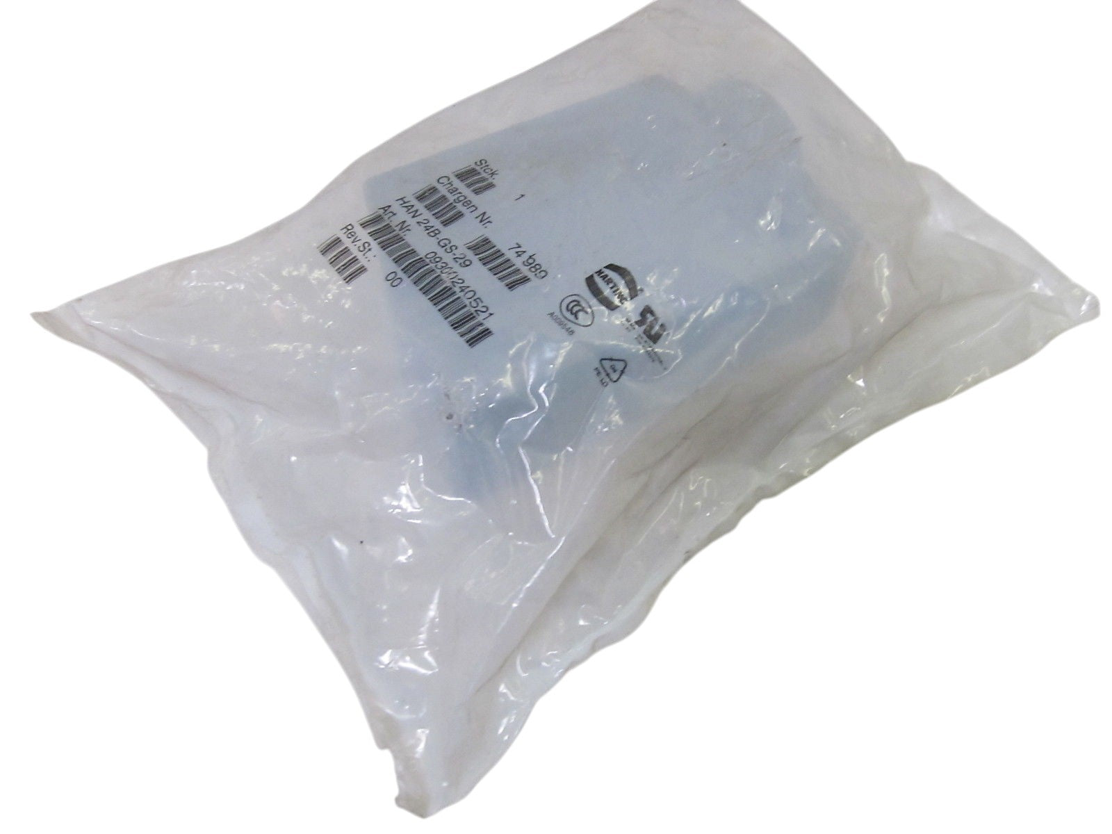 HARTING HAN 24B-GS-29 CONNECTOR HOOD NSMP