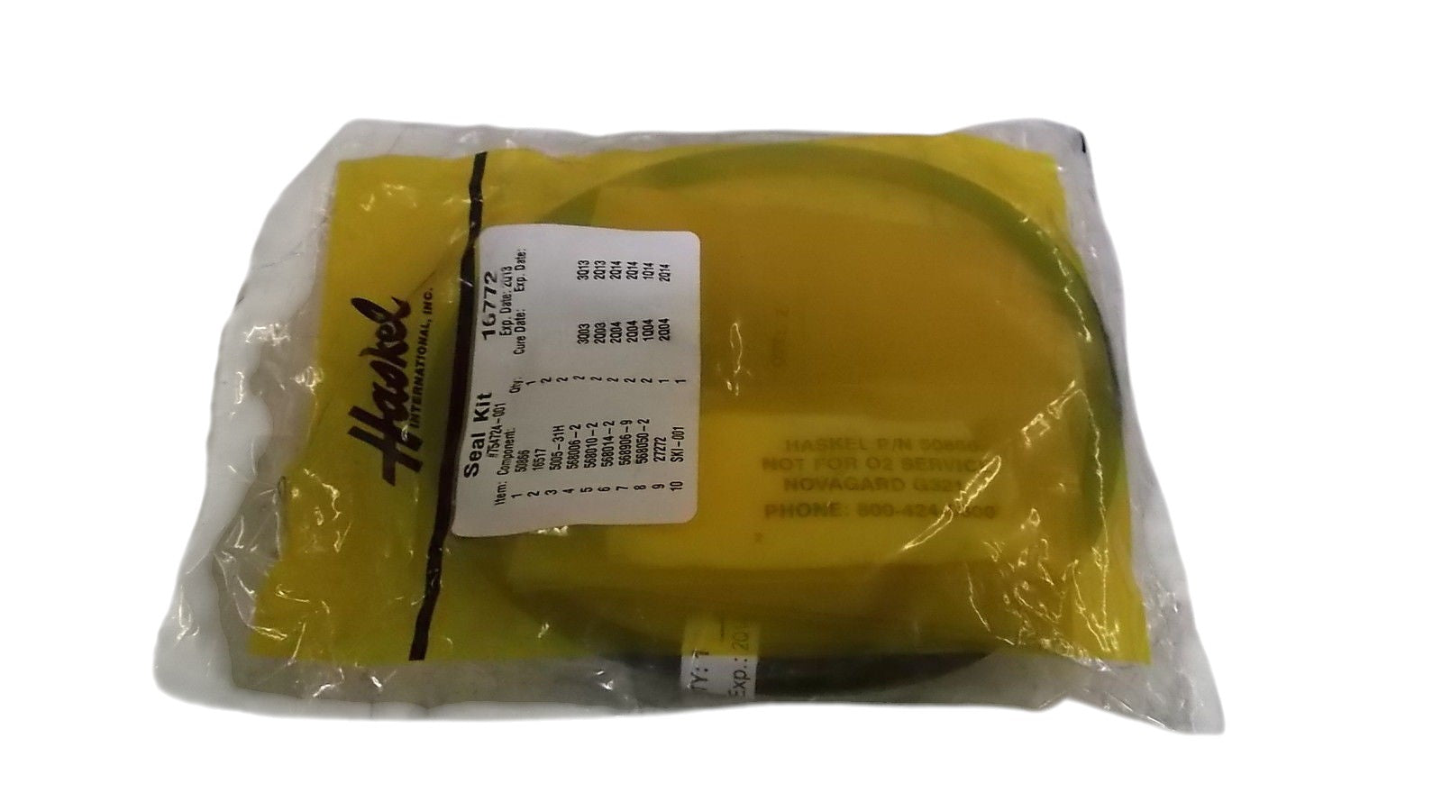 HASKEL 754724-001 SEAL KIT NSMP