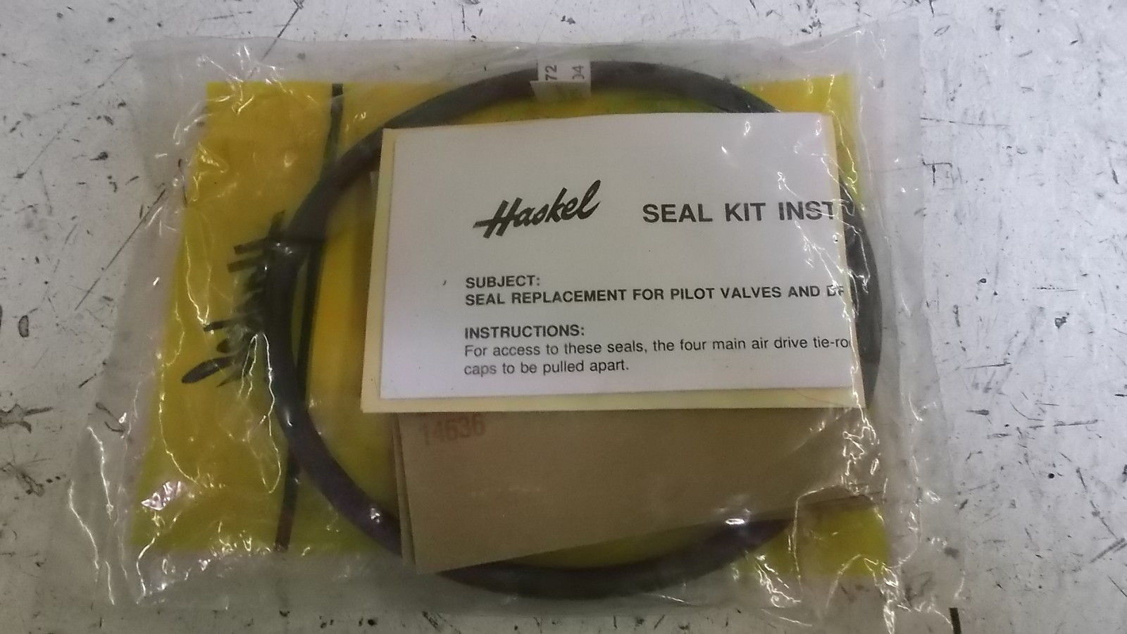 HASKEL 754724-001 SEAL KIT NSMP