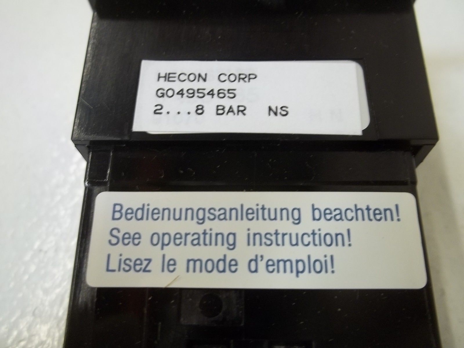 HECON CORP. G0495465 NSMP