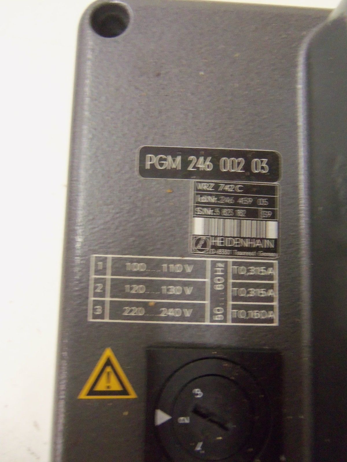 HEIDENHAIN VRZ 742C MACHINE POSITION DISPLAY UNIT PGM 246 002 02 *NEW NO BOX*