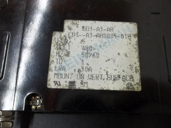 HEINEMANN CD3-A3-AB0005-01A  CIRCUIT BREAKER UNMP