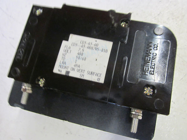 HEINEMANN CD3-A3-AB07R5-01B CIRCUIT BREAKER 3P 100A 480V UNMP