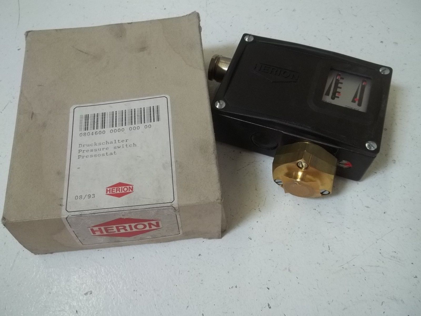 HERION 0804600 PRESSURE SWITCH NSMP