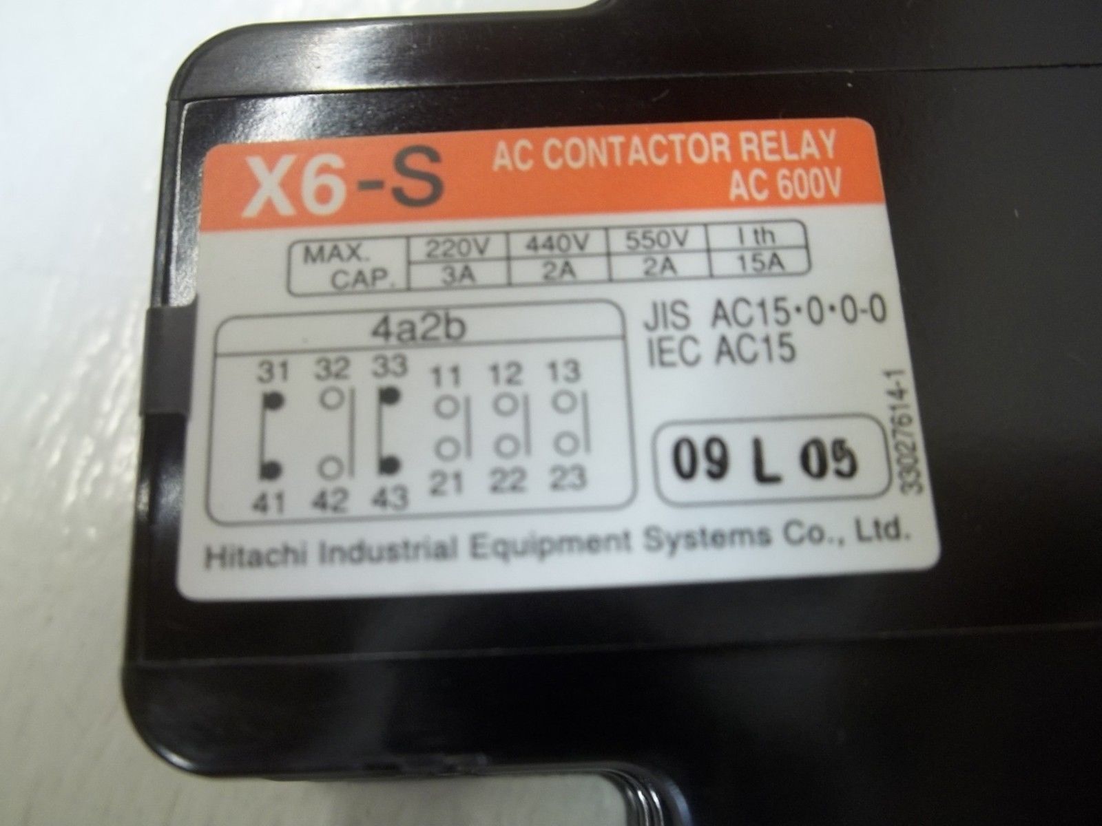 HITACHI EQUIPMENT SYSTEMS CO. X6-S NSNP