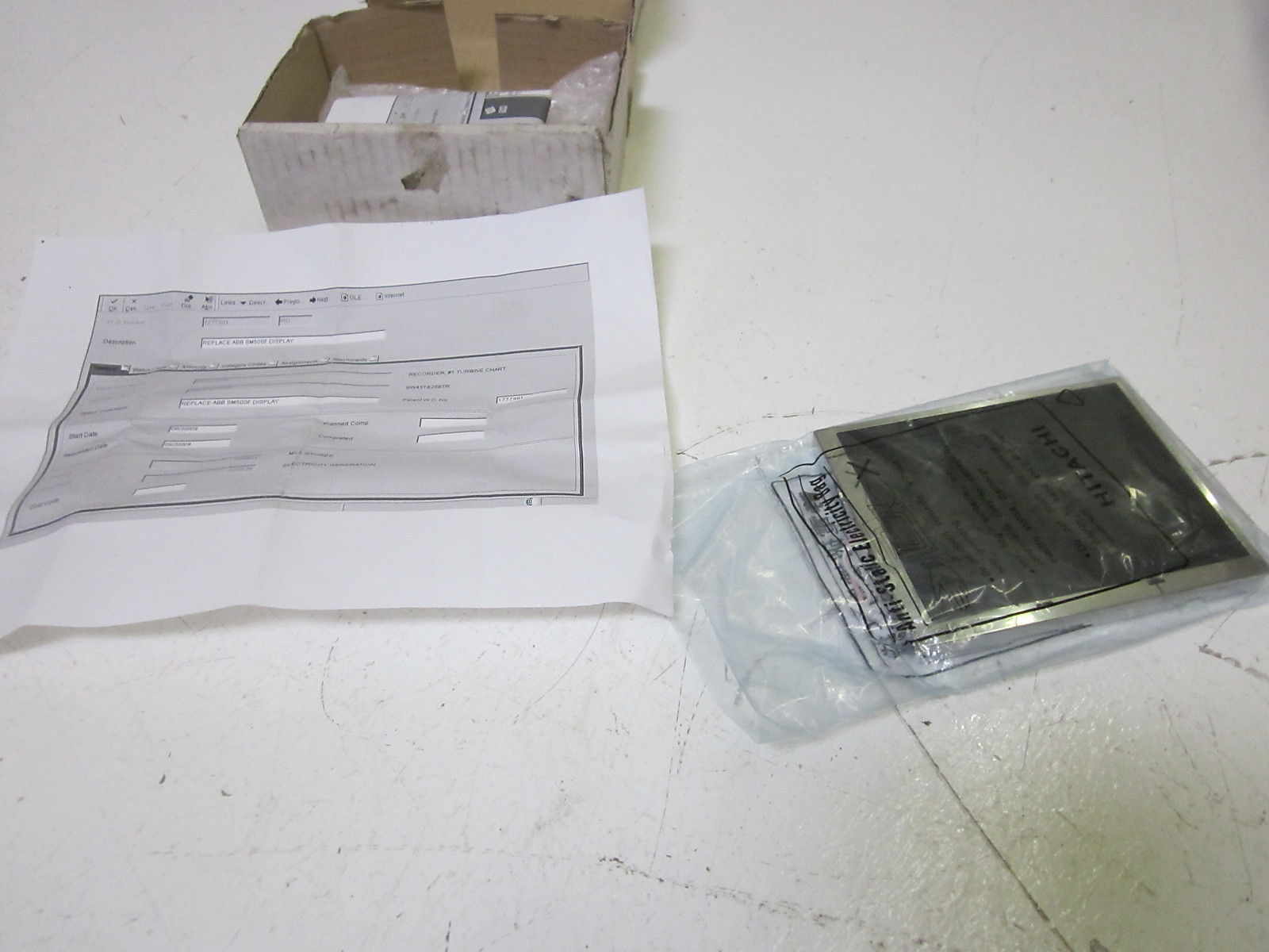 HITACHI TX14D12VM1CBB REV.B LCD SCREEN DISPLAY   NSMP