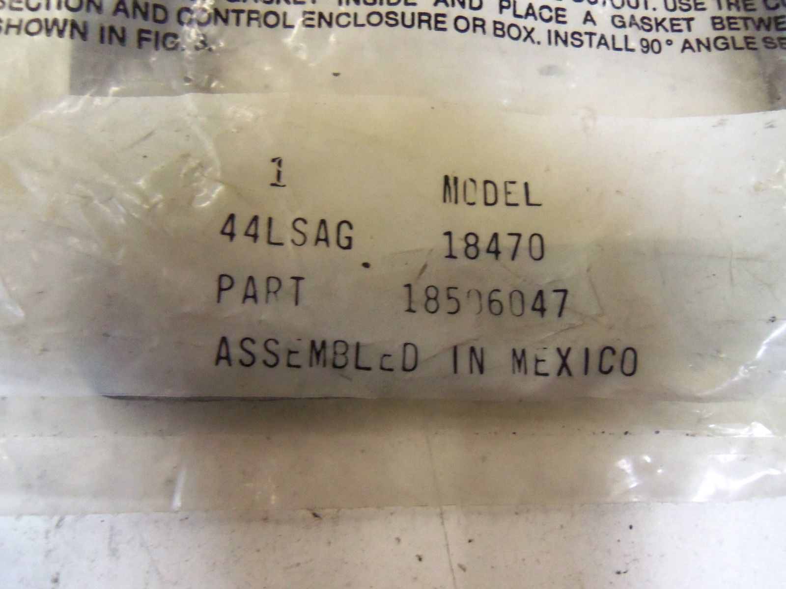 HOFFMAN 18506047 *NEW IN FACTORY BAG*
