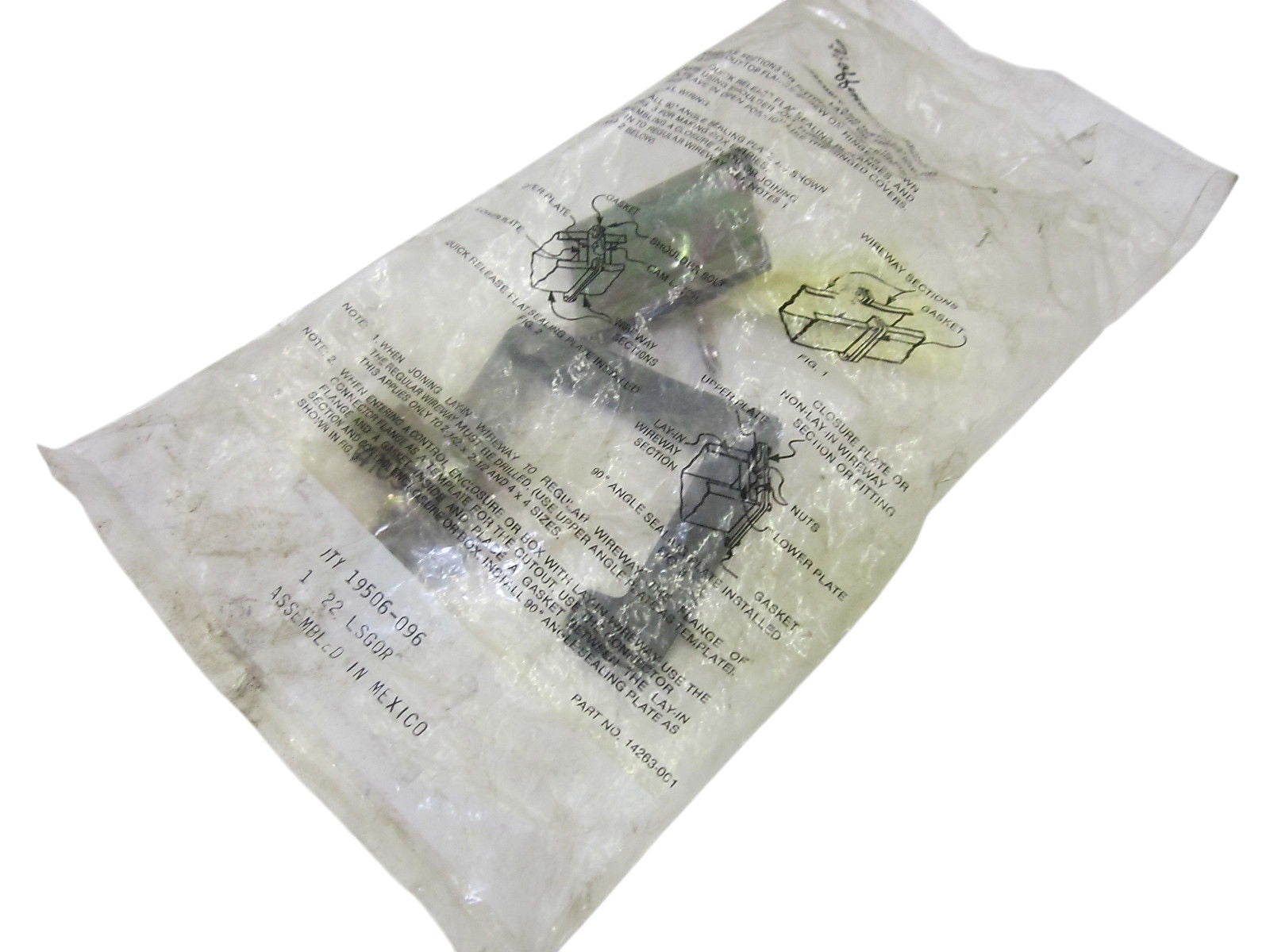 HOFFMAN 22LSGQR WIREWAY SEALING PLATE W/ GASKET 19506096 NSMP