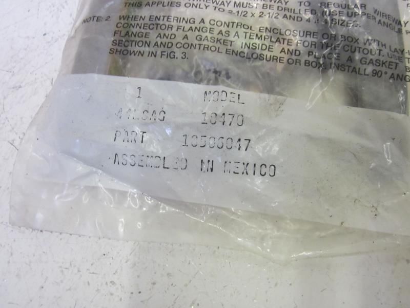 HOFFMAN 44LSAG LAY-IN WIREWAY PLATE KIT W/ GASKET 18506047 *NEW IN FACTORY BAG*