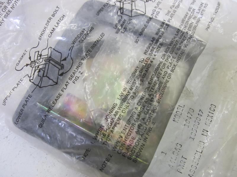 HOFFMAN 44LSAG LAY-IN WIREWAY PLATE KIT W/ GASKET 18506047 *NEW IN FACTORY BAG*