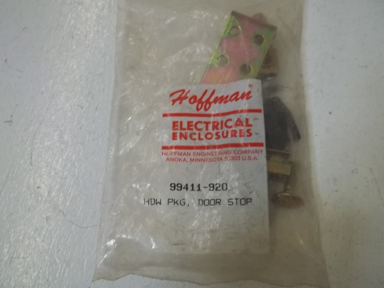 HOFFMAN 9411-920 HDW PKG, DOOR STOP NSMP