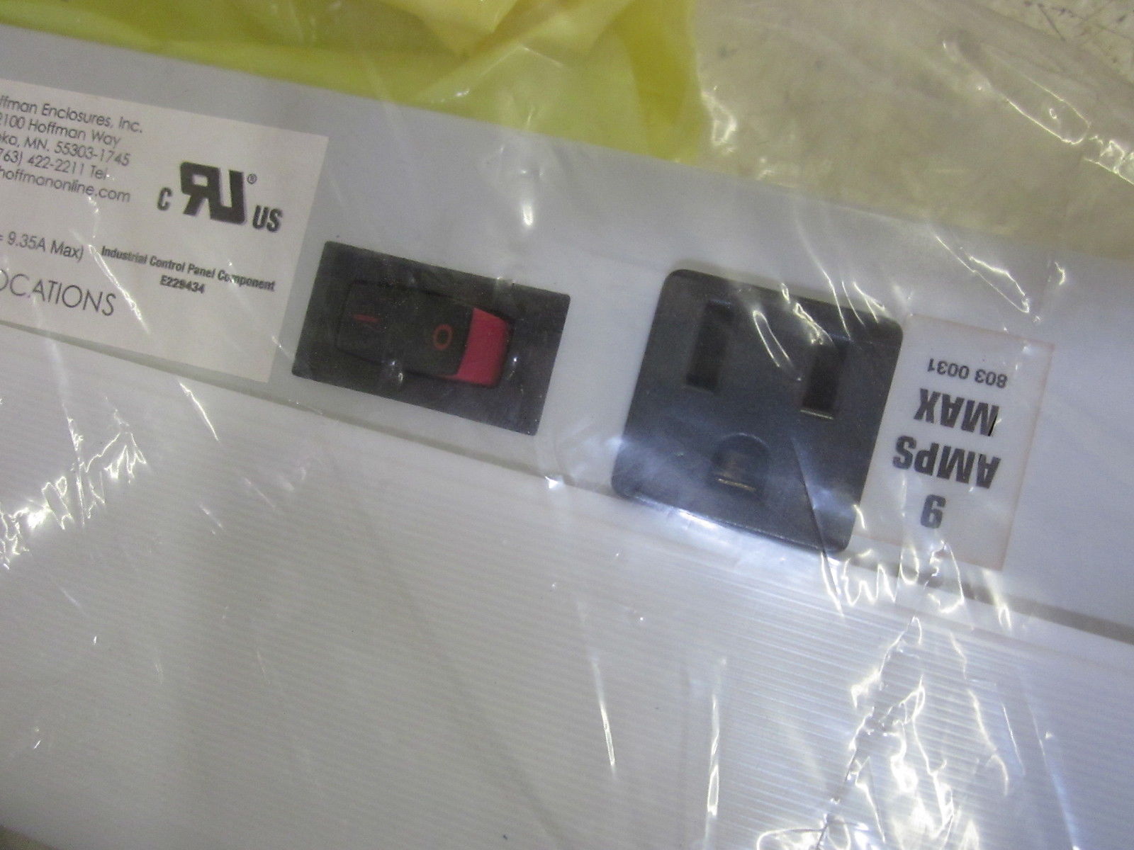 HOFFMAN ALF16M24R LIGHTING 120VAC .35AMPS NSNP