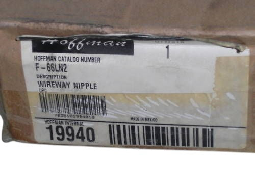 HOFFMAN F-66LN2 WIREWAY NIPPLE NSMP