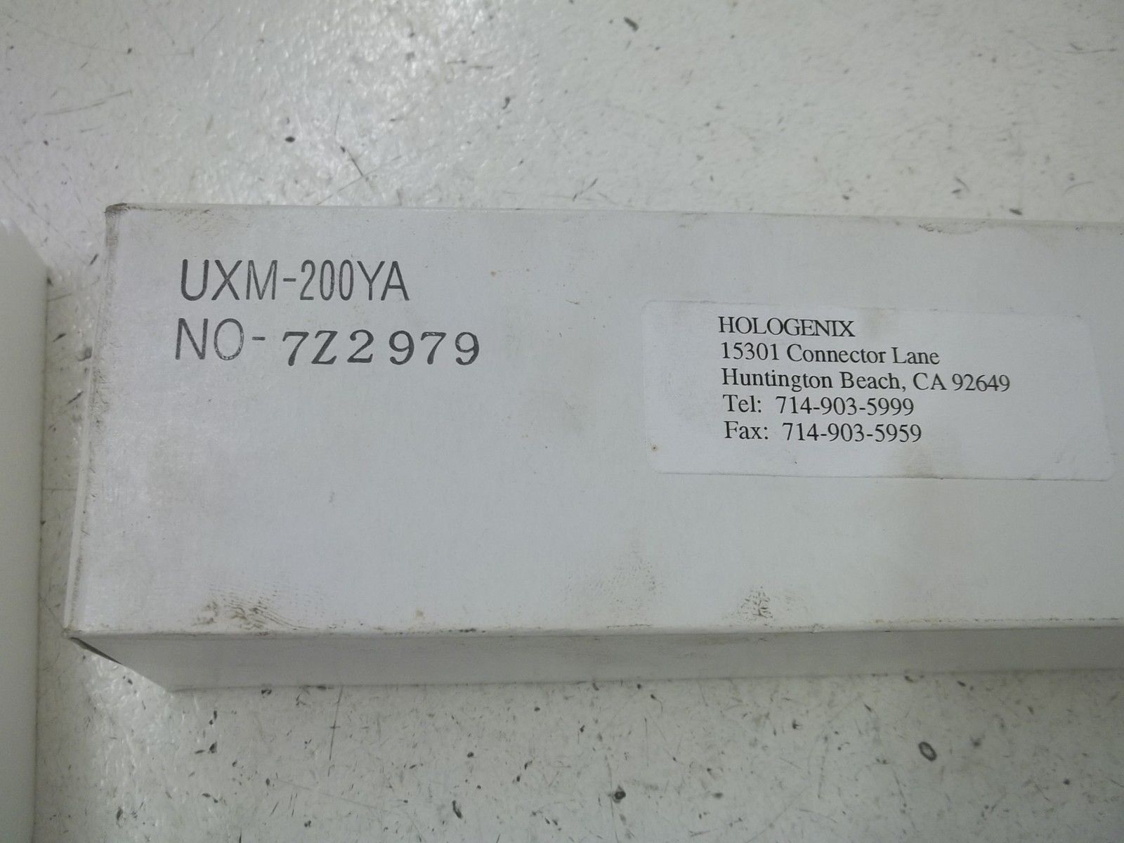 HOLEGENIX UXM-200YA LAMP  NSMP